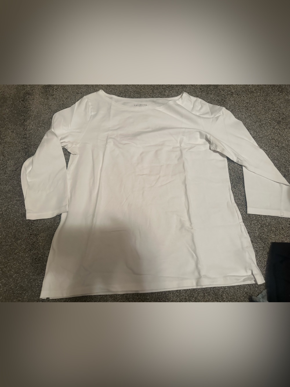 Talbots three quarter sleeve shirt